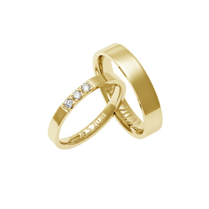 Snubní prsteny vzor 222 - 3