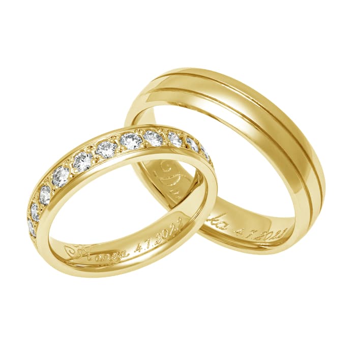 Snubní prsteny vzor 229 - 3