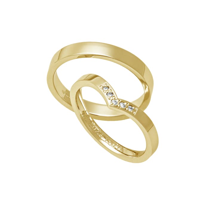 Snubní prsteny vzor 224 - 2