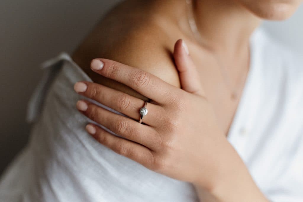 Prsten s diamantem - 3